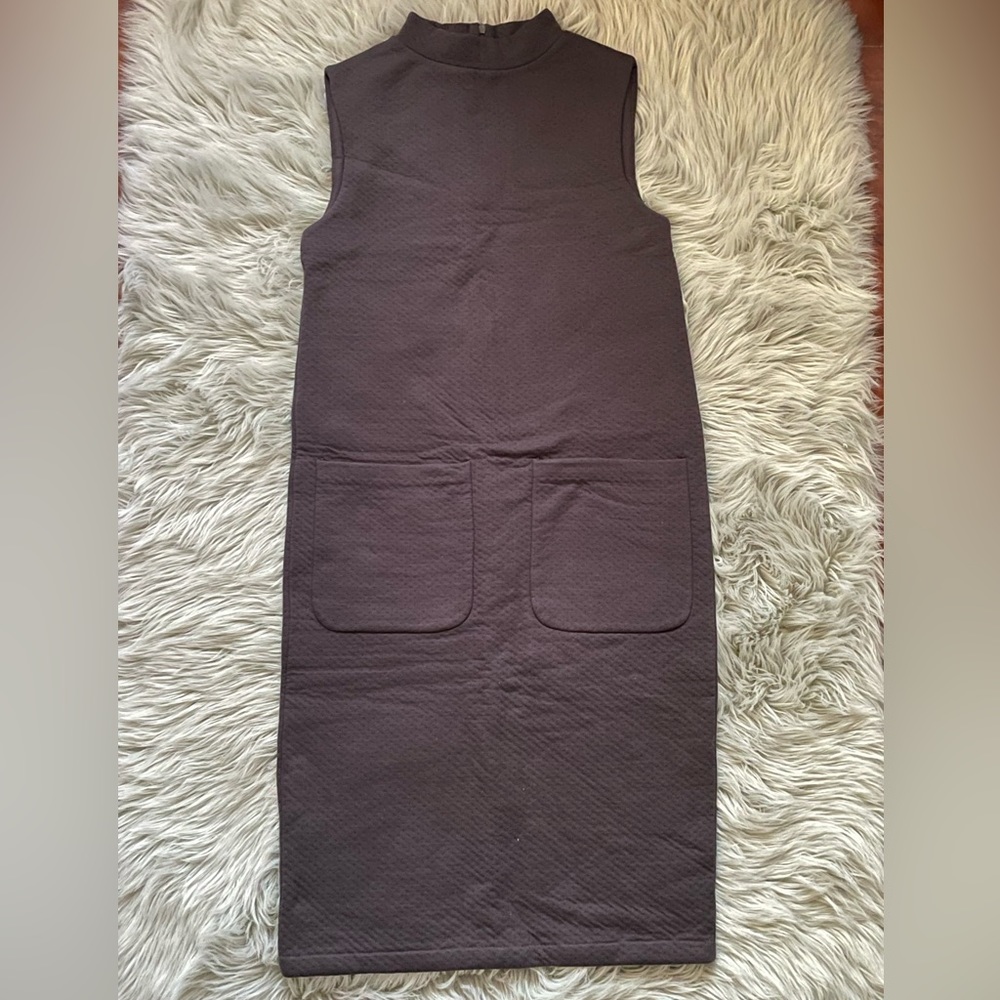 Max n Chester taupe shift dress